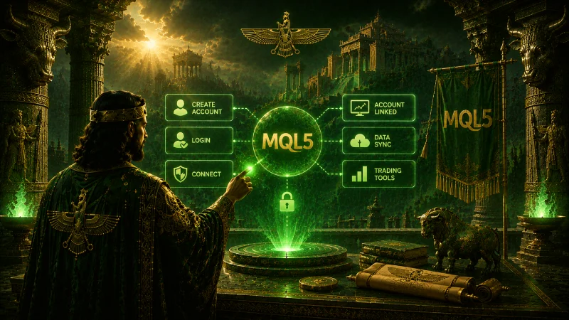 اتصال حساب به mql5